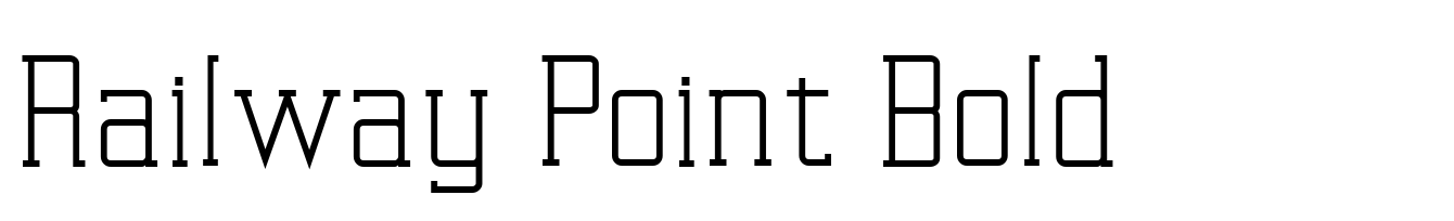 Railway Point Bold